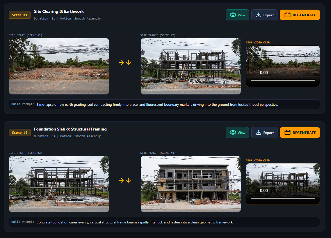 แท็บ 4 เรนเดอร์วิดีโอ VideoTab Frame-to-Frame Interpolation