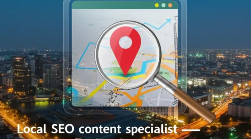 Local SEO Content Specialist ในประเทศไทย: คู่มือครบถ้วนเพื่อเพิ่มการมองเห็น ธุรกิจท้องถิ่น และยอดขาย