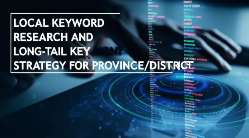 การวิจัยคีย์เวิร์ดท้องถิ่นและการใช้ Long-tail keywords สำหรับธุรกิจในแต่ละจังหวัด/เขต