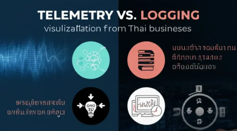 ทำความเข้าใจ Telemetry และ Logging: ความแตกต่าง ประโยชน์ และกรณีใช้งานในบริบทธุรกิจไทย