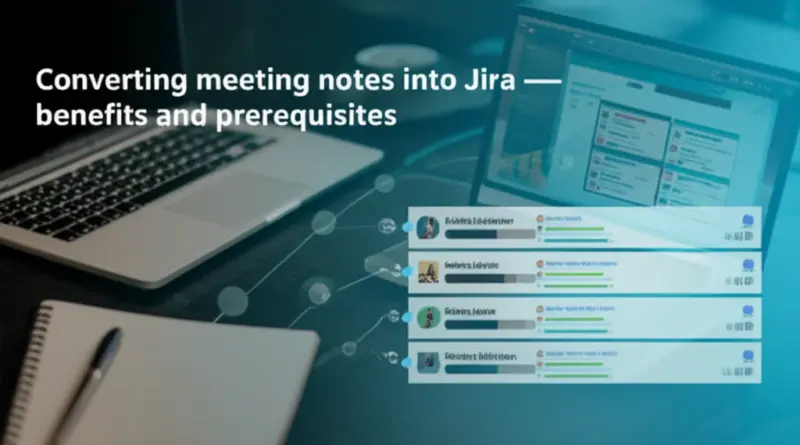 ทำไมต้องแปลงบันทึกประชุมเป็นงานใน Jira: ประโยชน์และความต้องการเบื้องต้น