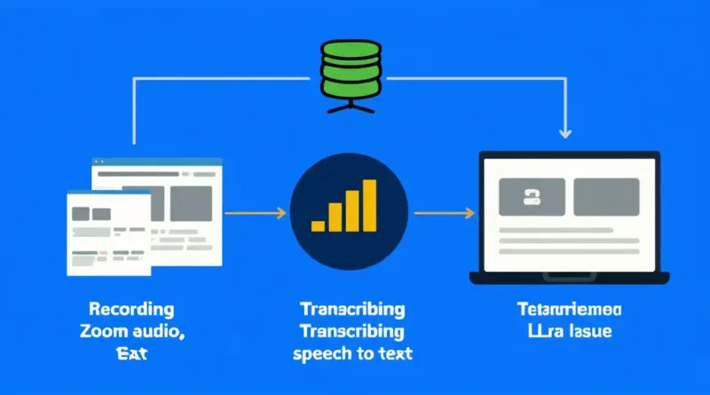 รับบันทึกเสียงจาก Zoom แปลงคำพูดเป็นข้อความแล้วผ่าน LLM สร้าง Issue ใน Jira