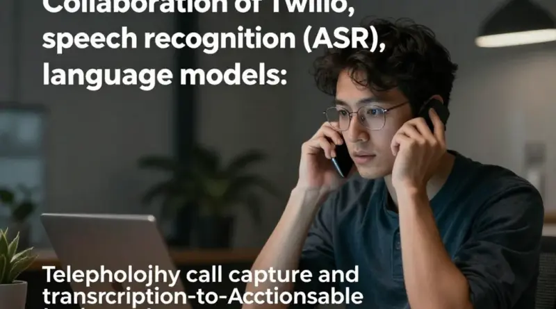 การทำงานร่วมกันของ Twilio, การรู้จำเสียง (ASR) และ LLM คืออะไร และควรออกแบบสถาปัตยกรรมพื้นฐานอย่างไรเพื่อจับสาย โทรสาร และแปลงเป็นข้อมูลที่ใช้งานได้เชิงธุรกิจ