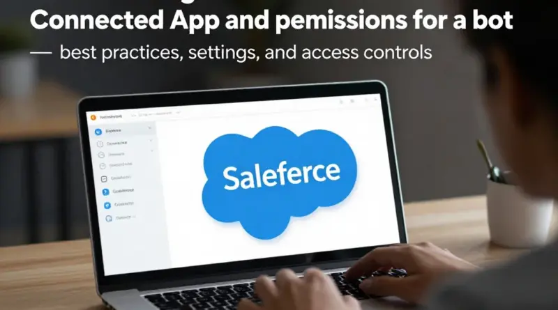 ตั้งค่า Connected App และสิทธิ์ Salesforce อย่างปลอดภัยสำหรับบอท: แนวทางปฏิบัติ การกำหนดค่า และการควบคุมการเข้าถึง