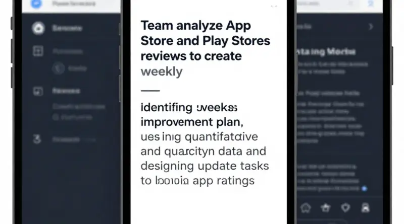 วิเคราะห์รีวิวแอปจาก App Store และ Play Store แล้วสร้างแผนปรับปรุงรายสัปดาห์: วิธีระบุปัญหาเชิงลึก ใช้ข้อมูลเชิงปริมาณ-คุณภาพ และออกแบบงานปรับปรุงเพื่อเพิ่มเรตติ้ง