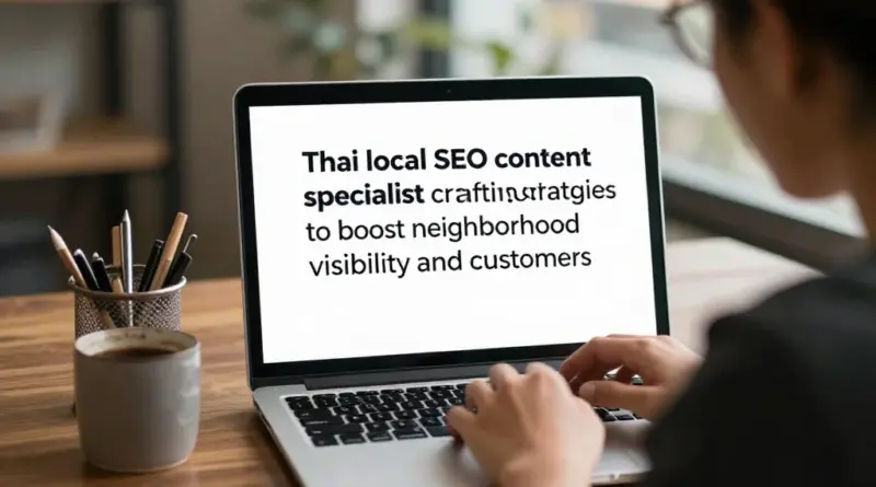 Local SEO Content Specialist ในไทย: กลยุทธ์ครบเครื่องเพื่อเพิ่มการมองเห็นและลูกค้าในพื้นที่