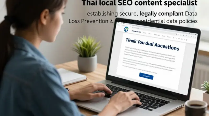 Local SEO Content Specialist ในไทย: กำหนดนโยบายไม่ส่งข้อมูลลับออกนอกโดเมนและตั้ง Data Loss Prevention อย่างปลอดภัยและสอดคล้องกับกฎหมาย