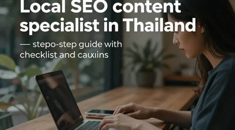 Local SEO Content Specialist ในไทย: คู่มือ Step-by-Step พร้อมเช็กลิสต์ก่อนเริ่มและข้อควรระวัง