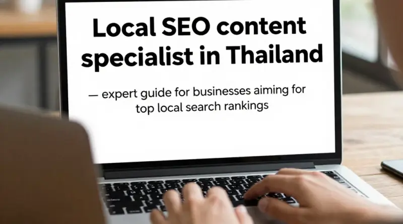 Local SEO Content Specialist ในไทย: คู่มือขั้นเทพสำหรับธุรกิจที่ต้องการติดอันดับท้องถิ่น