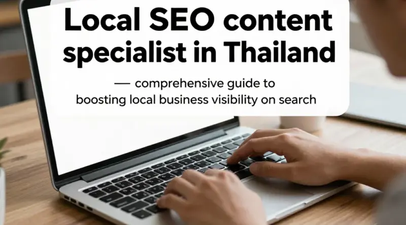 Local SEO Content Specialist ในไทย: คู่มือครบเครื่องเพื่อเพิ่มการมองเห็นธุรกิจท้องถิ่นบนเสิร์ช
