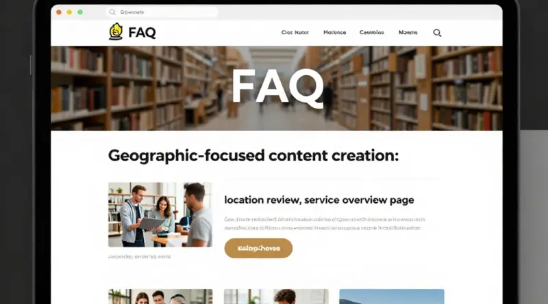 การสร้างคอนเทนต์ที่ตอบ Intent: รีวิว โลเคชัน หน้าแนะนำบริการ และ FAQ เชิงภูมิศาสตร์