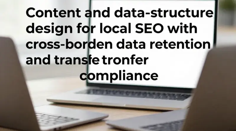 การออกแบบคอนเทนต์และโครงสร้างข้อมูลสำหรับ Local SEO ที่ปฏิบัติตามข้อกำหนดการเก็บรักษาและโอนย้ายข้อมูลข้ามพรมแดน