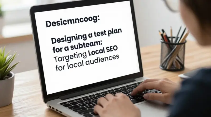 การออกแบบแผนทดสอบสำหรับทีมย่อย: ปรับเป้าให้เหมาะกับ Local SEO และกลุ่มเป้าหมายท้องถิ่น