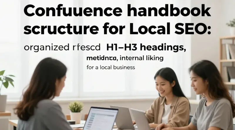 การออกแบบโครงสร้างคู่มือ Confluence ให้เหมาะกับ Local SEO: การจัดหัวข้อ (H1–H3), metadata, internal linking และการใช้ local keywords ภาษาไทยสำหรับธุรกิจท้องถิ่น