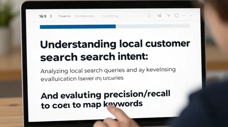 ทำความเข้าใจ Search Intent ของลูกค้าในพื้นที่: วิธีวิเคราะห์คำค้นหาเชิงท้องถิ่นและการประเมิน Precision/Recall เพื่อแมปคีย์เวิร์ดให้ตรงเป้าหมาย