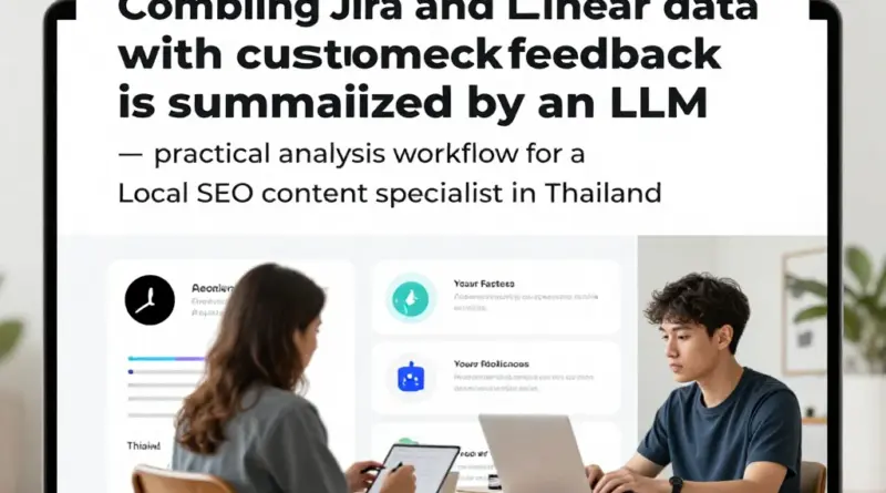 รวมข้อมูลจาก Jira หรือ Linear กับฟีดแบ็กลูกค้าแล้วสรุปด้วย LLM: วิธีวิเคราะห์เชิงปฏิบัติสำหรับ Local SEO Content Specialist ในไทย