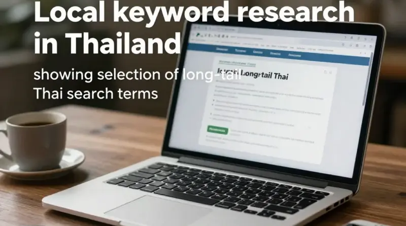 วิธีวิจัยคำค้นหาเชิงท้องถิ่น (Local keyword research) และเลือกคำยาว (long-tail keywords) ที่ผู้ใช้ในไทยค้นหา