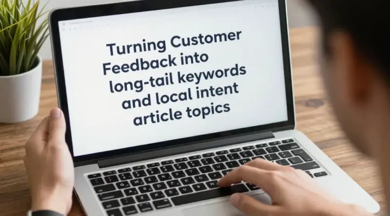 วิธีแปลงฟีดแบ็กลูกค้าเป็นคำค้นหาเชิงลึก (Long-tail keywords) และหัวข้อบทความที่ตอบ Intent แบบท้องถิ่น