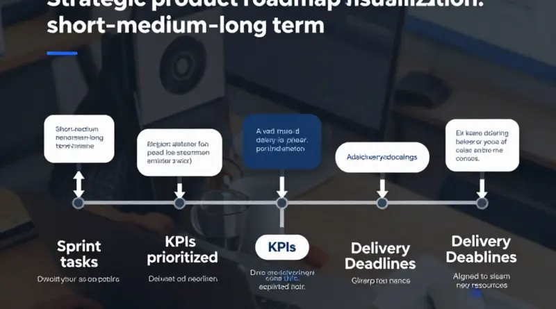 ออกแบบ Roadmap ระยะสั้น-กลาง-ยาว: จัดลำดับความสำคัญของงานในสปรินต์ ตั้งเป้า KPI และกำหนดเวลาส่งมอบที่เหมาะกับทีมและทรัพยากร