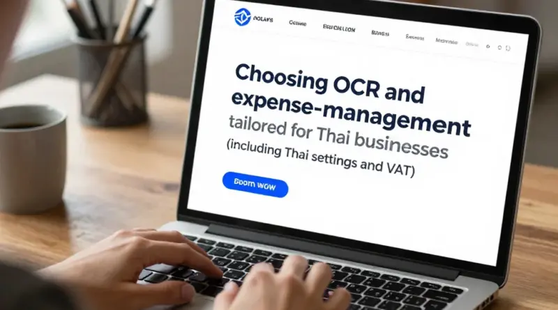 เลือกซอฟต์แวร์และเครื่องมือ OCR/Expense Management ที่เหมาะกับธุรกิจไทย (รวมการตั้งค่าไทย/ภาษีมูลค่าเพิ่ม)