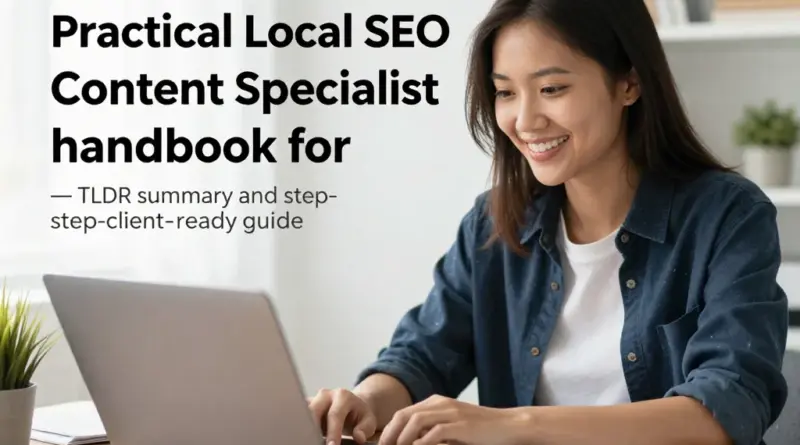 แปลงเอกสารเทคนิคเป็นคู่มือ TLDR และขั้นตอนปฏิบัติสำหรับลูกค้า: คู่มือ Local SEO Content Specialist ในไทยที่ใช้งานได้จริง