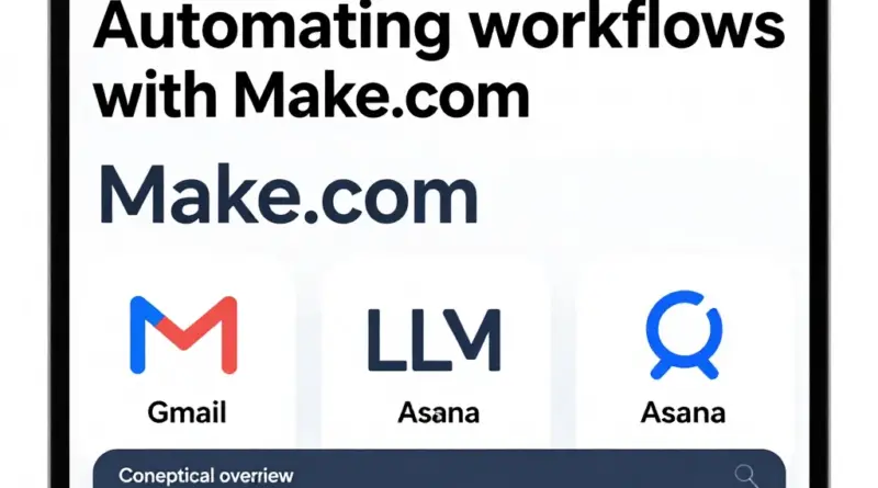 1. ทำความเข้าใจเจตนาและภาพรวมของงาน: ทำไมต้องอัตโนมัติด้วย Make.com, Gmail, LLM และ Asana