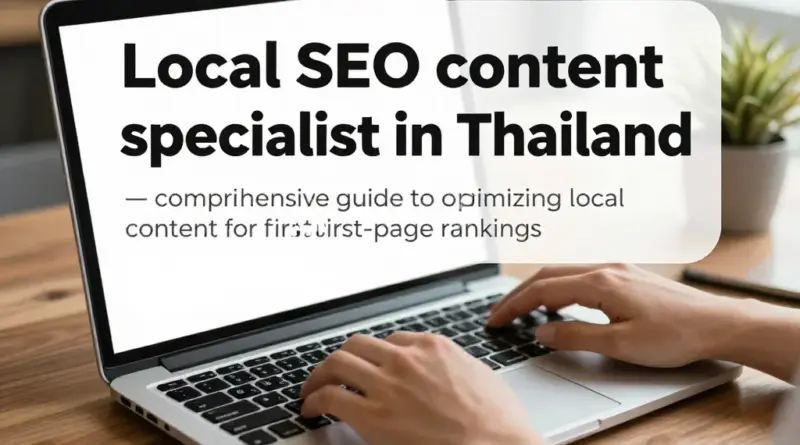 Local SEO Content Specialist ในประเทศไทย: คู่มือครบวงจรสำหรับการปรับแต่งคอนเทนต์ท้องถิ่นให้ติดหน้าแรก