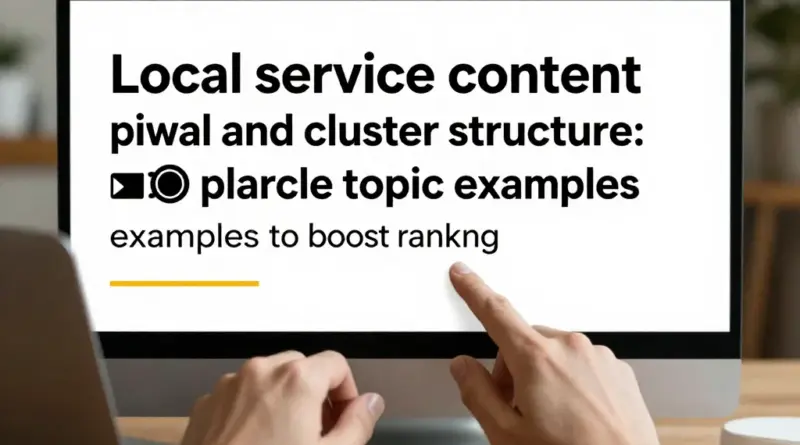 การสร้างคอนเทนต์ Pillar และ Cluster สำหรับบริการท้องถิ่น: โครงสร้าง แผนบทความ และตัวอย่างหัวข้อที่เพิ่มโอกาสติดอันดับ
