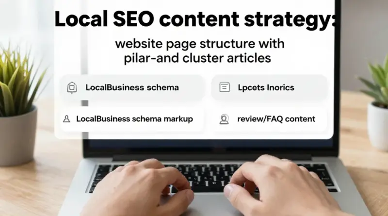 การสร้างคอนเทนต์สำหรับ Local SEO: โครงสร้างหน้า บทความ Pillar & Cluster, การใช้ Schema LocalBusiness และเนื้อหารีวิว/คำถามที่พบบ่อย