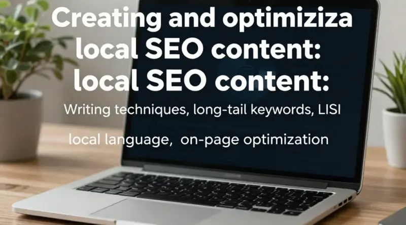 การสร้างและปรับแต่งคอนเทนต์สำหรับ SEO ท้องถิ่น: เทคนิคการเขียน คีย์เวิร์ดระยะยาว (long-tail), LSI, ภาษาท้องถิ่น และการเพิ่มประสิทธิภาพบนหน้า