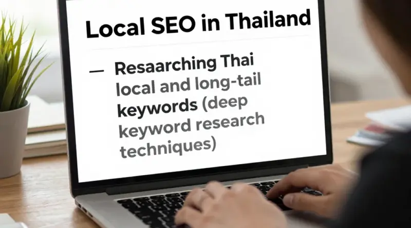 การเลือกคีย์เวิร์ดท้องถิ่นและ long-tail keywords สำหรับ Local SEO ในไทย พร้อมเทคนิควิจัยคีย์เวิร์ดเชิงลึก