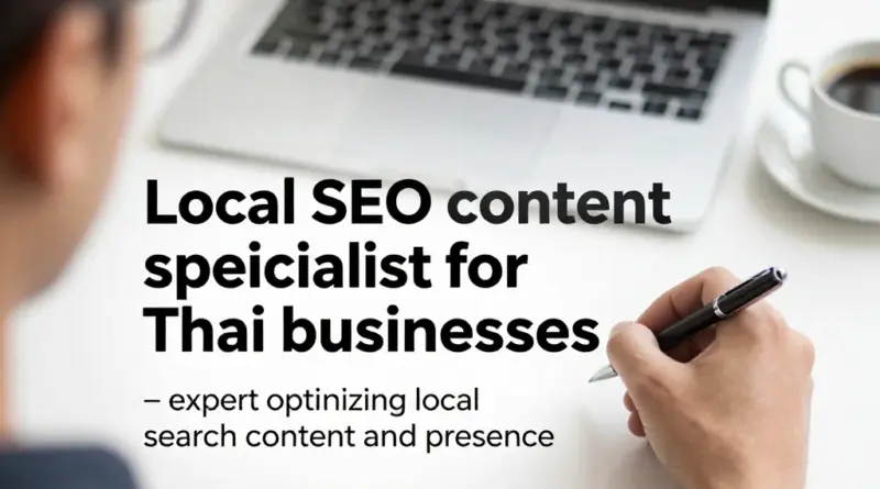 ความหมายของ Local SEO Content Specialist และทำไมธุรกิจไทยต้องมีผู้เชี่ยวชาญด้านนี้