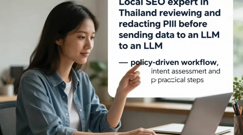 ตรวจ PII และบำบัดข้อมูลก่อนส่งเข้า LLM ด้วยนโยบาย Redaction: แนวทาง การประเมินเจตนาและขั้นตอนปฏิบัติสำหรับผู้เชี่ยวชาญด้าน Local SEO ในไทย