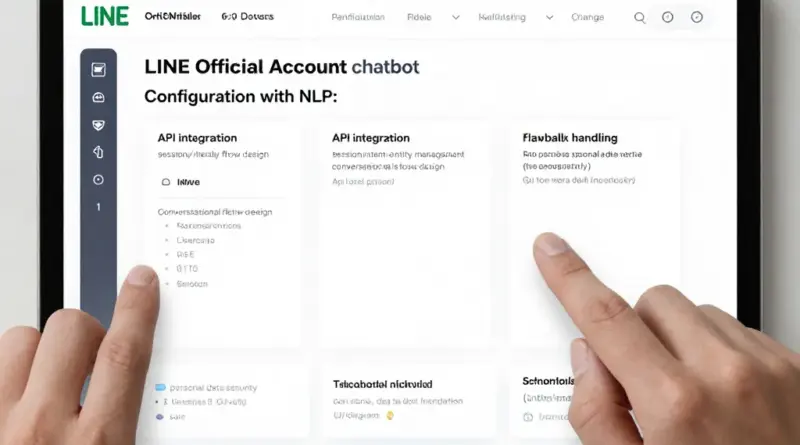 ตั้งค่า LINE OA และระบบ NLP: การเชื่อมต่อ API การจัดการ session intent/entity การออกแบบ flow ตอบกลับ เงื่อนไข fallback และการรักษาความปลอดภัยข้อมูลส่วนบุคคล
