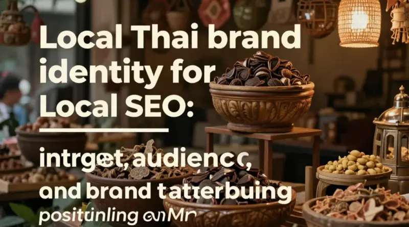 ทำไมการสร้างเอกลักษณ์แบรนด์ท้องถิ่นสำคัญต่อการทำ Local SEO ในไทย: เจตนา, กลุ่มเป้าหมาย และการวางตำแหน่งแบรนด์