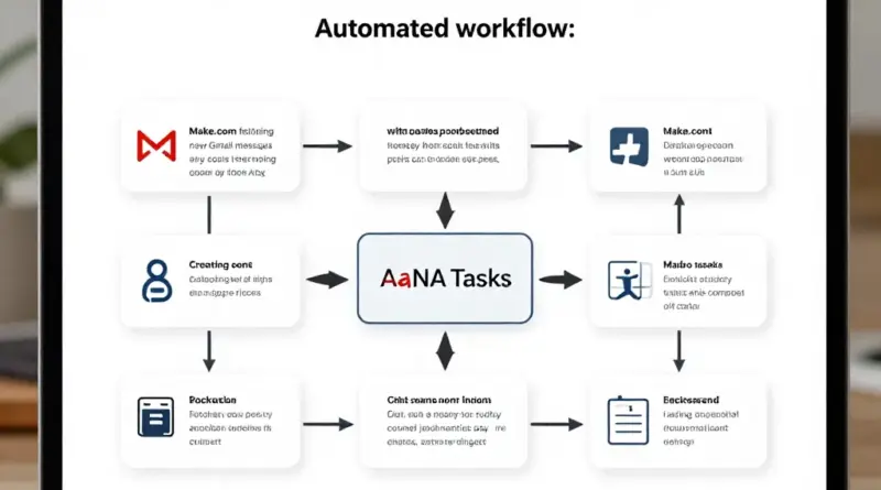 ใช้ Make.com ดึงอีเมล Gmail ใหม่ สกัดใจความด้วย LLM แล้วสร้างงานใน Asana: โฟลว์อัตโนมัติจากการตั้งค่าไปถึงการปรับแต่ง