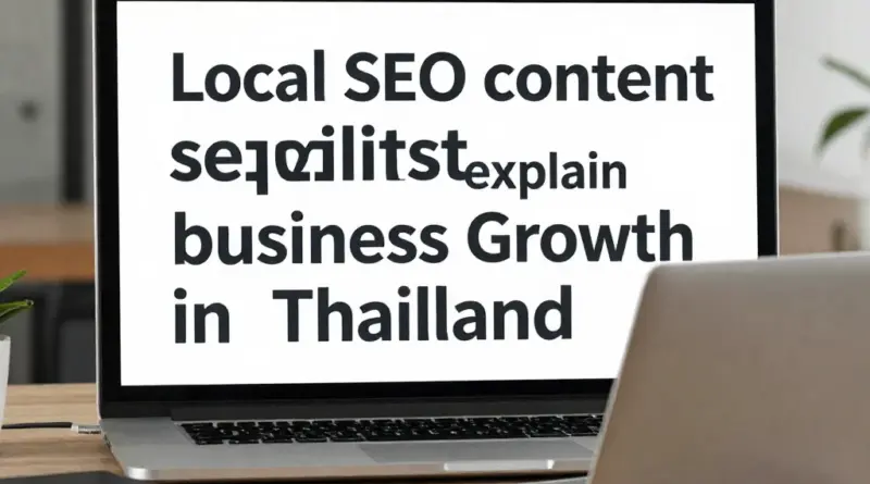 Local SEO Content Specialist คืออะไร และสำคัญอย่างไรต่อธุรกิจในไทย