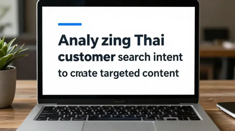 2. วิธีวิเคราะห์ Search Intent ของลูกค้าในประเทศไทยเพื่อสร้างคอนเทนต์ที่ตรงใจ