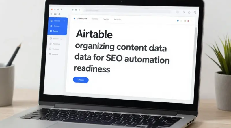 Airtable ช่วยจัดระเบียบข้อมูลคอนเทนต์และเตรียมพร้อมสำหรับการทำ SEO Automation ได้อย่างไร
