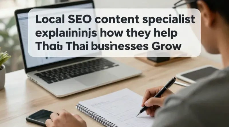 Local SEO Content Specialist ทำหน้าที่อะไร และช่วยธุรกิจไทยได้อย่างไร