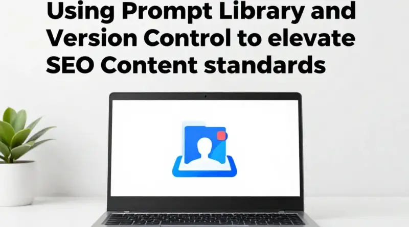 วิธีใช้ Prompt Library และ Version Control เพื่อยกระดับมาตรฐานงานคอนเทนต์ SEO