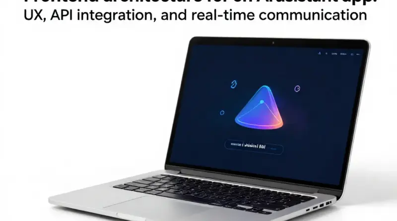 โครงสร้างฟรอนต์เอนด์ที่เหมาะกับแอปผู้ช่วย: UX, API Integration และการสื่อสารแบบเรียลไทม์
