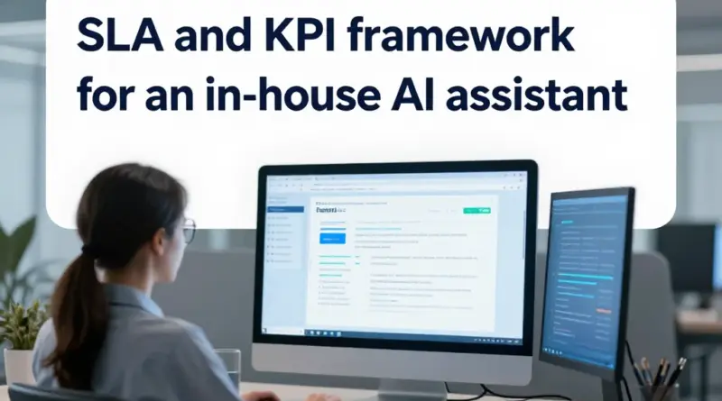 การกำหนด SLA และ KPIs สำหรับผู้ช่วย AI ภายในองค์กร: คู่มือวางเป้าหมาย วัดผล และควบคุมคุณภาพอย่างเป็นระบบ