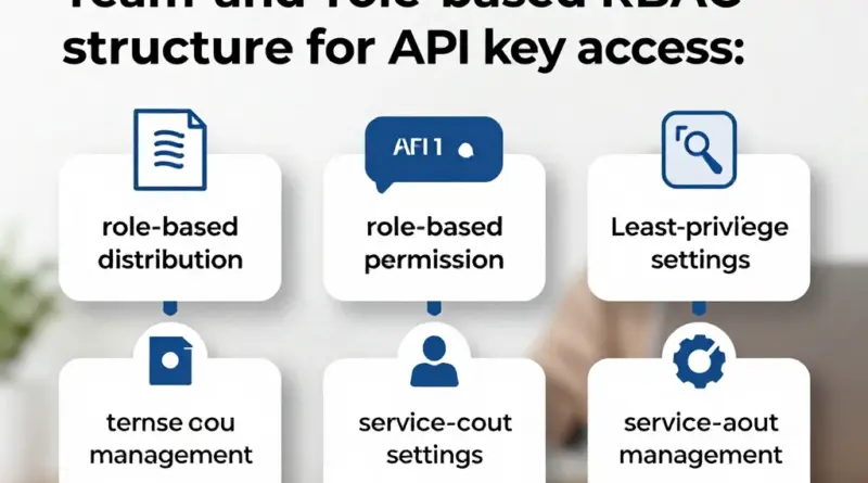 การออกแบบโครงสร้างสิทธิ์แบบทีมและบทบาท (RBAC) สำหรับการเข้าถึง API Keys: การแจกจ่ายสิทธิ์ตามหน้าที่ การตั้งค่า least privilege และการจัดการบัญชีบริการ