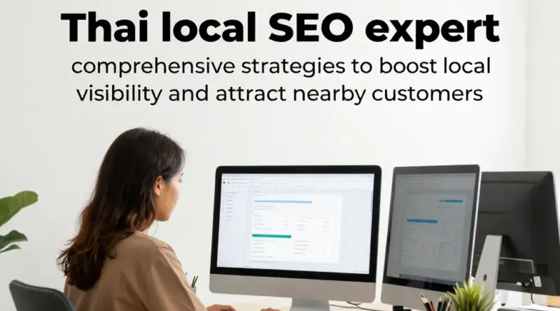 การเป็นผู้เชี่ยวชาญด้าน Local SEO ในไทย: กลยุทธ์ครบวงจรเพื่อเพิ่มการมองเห็นและดึงลูกค้าในพื้นที่