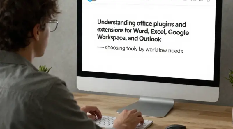 ทำความเข้าใจประเภทปลั๊กอินและ Extensions สำหรับงานออฟฟิศ (Word, Excel, Google Workspace, Outlook) และวิธีเลือกตามความต้องการใช้งาน