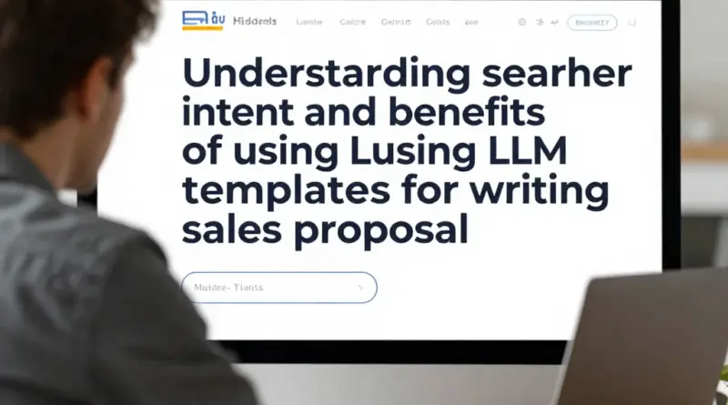 ทำความเข้าใจเจตนาผู้ค้นหาและประโยชน์ของการใช้เทมเพลต LLM ในการเขียนข้อเสนอขาย