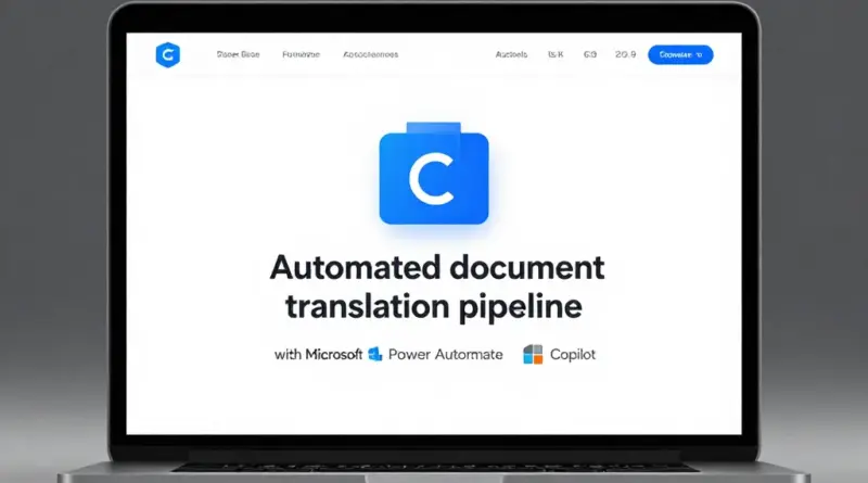 สร้างระบบแปลภาษาเอกสารเข้าคลัง SharePoint อัตโนมัติด้วย Microsoft Power Automate และ Copilot