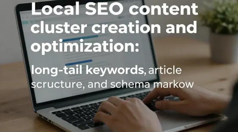 สร้างและปรับคอนเทนต์ Local SEO แบบ Cluster: คีย์เวิร์ดยาว, โครงสร้างบทความ, และสคีมามาร์กอัพ