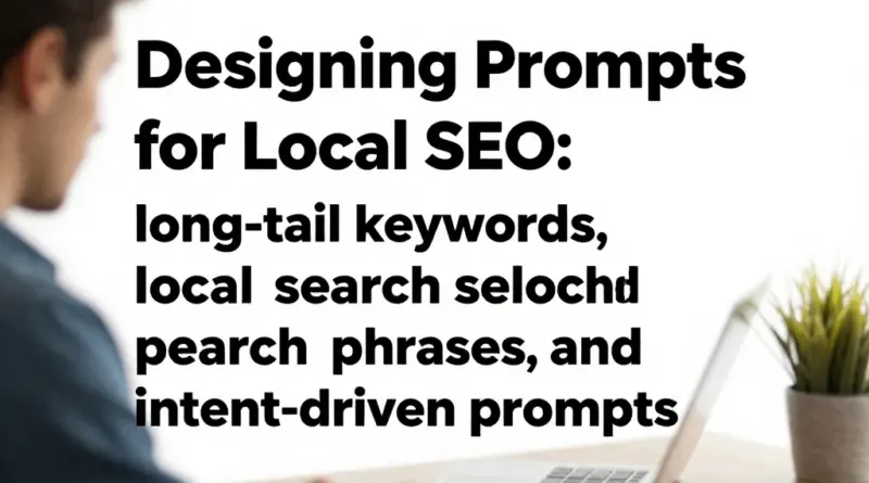 ออกแบบพรอมป์สำหรับเนื้อหา Local SEO (คำค้นยาว, คีย์เวิร์ดท้องถิ่น, intent-driven prompts)
